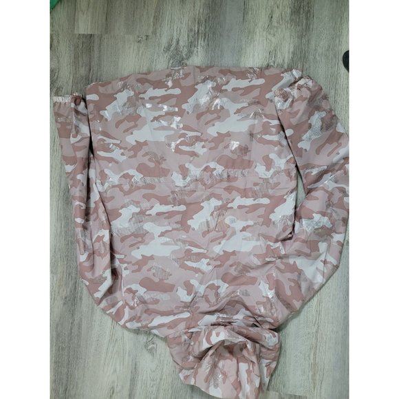 New Balance Womens Size M Medium Running Rain Jacket Windbreaker RN 130893 Pink - Picture 7 of 8